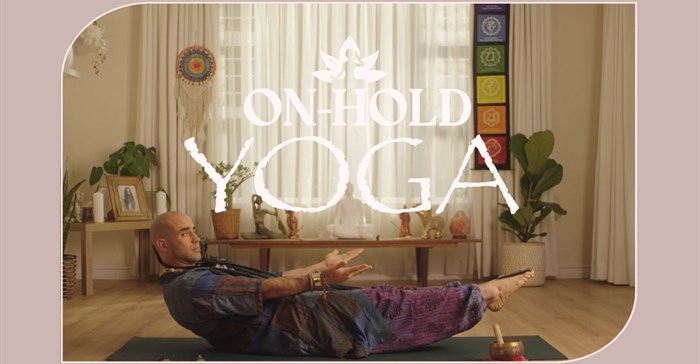 Image supplied. Naked’s On Hold Yoga digital campaign takes a humorous look at the frustrations of waiting on hold for a call centre agent