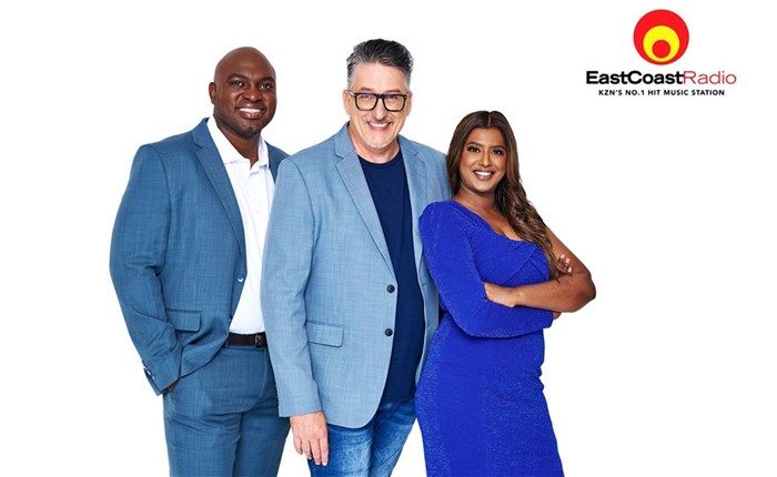 East Coast Radio Breakfast Show team