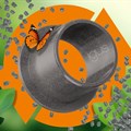 iglide ECO P210 is a super-tough chemical resistant bearing from recycled plastic.