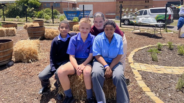 Sprightly Seed and Bel Porto School bring food security to Cape Town with community market garden