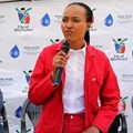 Member of the Mayoral Committee for Water, Sanitation and Energy, Thembi Msane at the launch of the Cossins mega reservoir in the City of Ekurhuleni