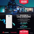 Thanks to Huawei’s backup solutions, South Africans won’t be left in the dark this festive season
