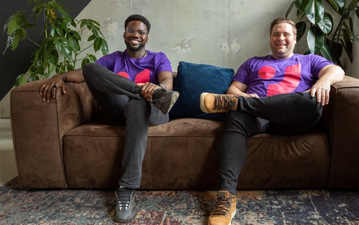 Jenesys AI co-founders: Tosin (L) and Nicolai