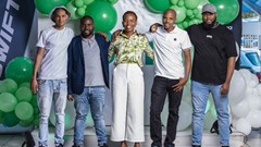 From left to right: Moegammad Booysens, Vongani Innocent Mabasa, Dorcas Dube, Christopher Mahlangu, and Mapopo Johannes Tselapedi)