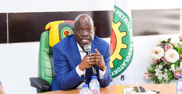 NUPRC CEO Gbenga Komolafe in December received awards for public service from the SUN Newspaper and for distinction from foreign investment network. Source: Facebook/NUPRC