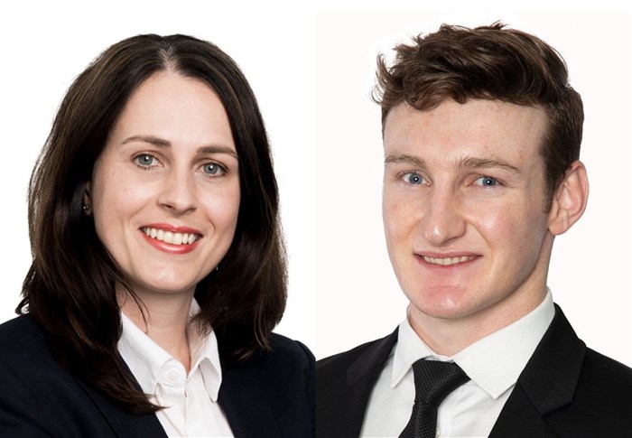 Alison Mellon, Knowledge and Learning Lawyer: Banking and Finance, and Thomas Erskine, Candidate Legal Practitioner, Bowmans