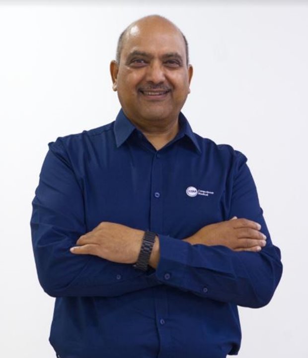 Source: Supplied. Dilip Naran, vice president, product architecture, CompuGroup Medical South Africa.