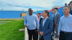Ambassador of the People's Republic of China in the DRC, Zhao Bin visited some of the infrastructure projects in December 2023. Source: