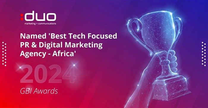 DUO selected 'Best Tech Focused PR & Digital Marketing Agency &#x2013; Africa' at GBI Awards