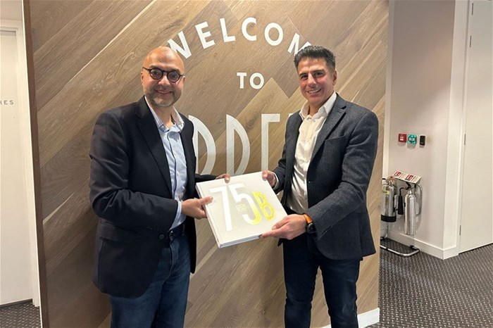 Hamza Farooqui, Millat Group CEO and Pano Christou, chief executive officer at Pret A Manger. Image supplied