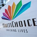 A MultiChoice logo is displayed outside the company's building in Cape Town, South Africa. Source: Reuters.