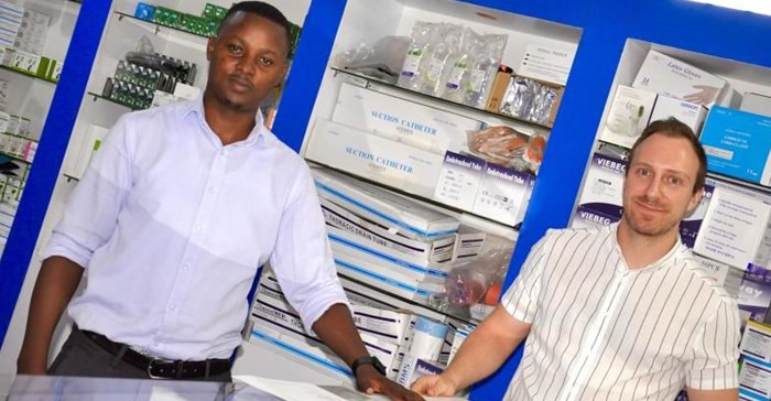 Source: Supplied. Viebeg's chief executive officer, Tobias Reiter and chief commercial officer Alex Musyoka.