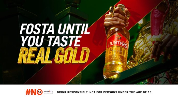 The OG premium cider &#x2018;Hunter&#x2019;s Gold&#x2019; invites you to #FostaTilYouTasteRealGold