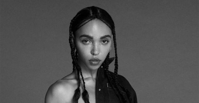 FKA twigs stars in the controversial ad. Source: Calvin Klein.
