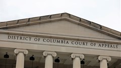 The District of Columbia Court of Appeals is seen in Washington, D.C., USA. Source: Reuters/Andrew Kelly