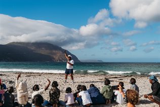 Captain Fanplastic teams up with Secret Sunrise for a unique dance cleanup for nature