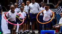 Kgololo Academy in Alexandra receives a jungle gym through the Better Quality Play campaign