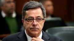 Steinhoff's former Chief Executive Markus Jooste appears in parliament to face a panel investigating an accounting scandal that rocked the retailer in Cape Town, South Africa, September 5, 2018. REUTERS/Mike Hutchings/File Photo