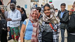 Alexia and Keerthana exploring Mahdia