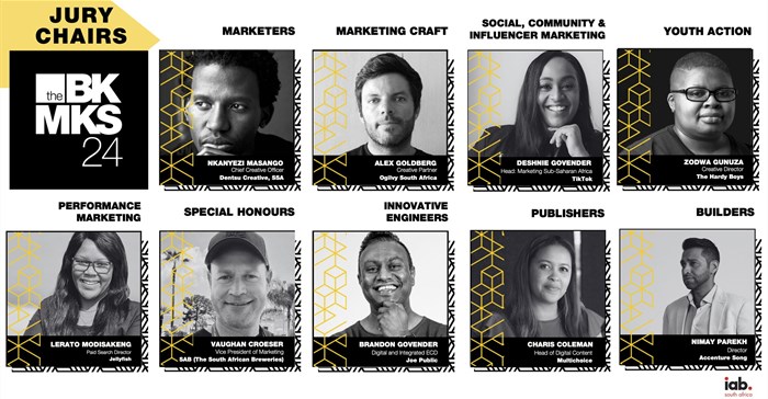 Image supplied. The IAB South Africa Bookmark Awards has announced its 2024 jury panels with nine panels this year