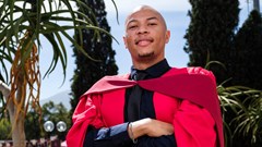 Dr Steve Chingwaru graduated with a PhD from Stellenbosch University. Source: Stefan Els/Stellenbosch University