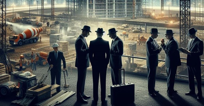 South Africa's construction mafia problem is making national headlines and slowing down the economy. Source: DALL-E 3