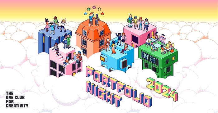 Branding for Portfolio Night 2024 was created by Nana Rausch at Quick Honey, based in New York and Berlin.