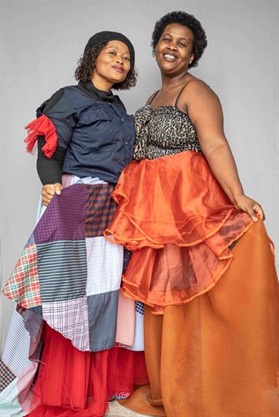 Philliswa Nkomo and Helen Makasi