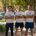 Source: Supplied. The Tri for Life team are Jonty Wright, Gerhard Nieuwoudt, Alexander Van Wyk, and Henri Van Der Westhuizen.