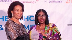 Source: Supplied. Founder and medical director of Child Accra, Juliette Tuakli.