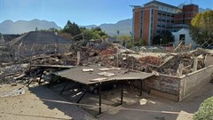 Building collapse in George kills one, 22 injured. Source: