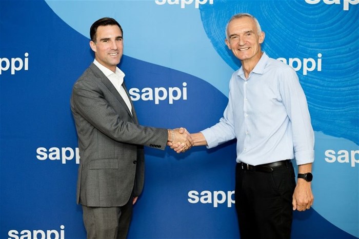 James Beatty, CEO, Enpower, with Alex Thiel, CEO, SappiSA