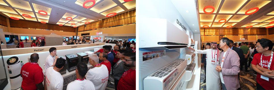LG Electronics showcases trendsetting home appliance products in the region