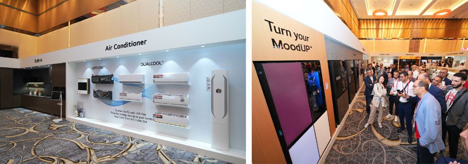 LG Electronics showcases trendsetting home appliance products in the region