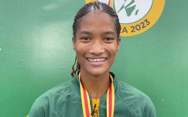 400m hurdles star, Rogail Joseph