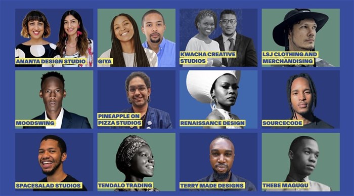 Image supplied. The top 12 entrepreneur finalists of the Création Africa’s final incubation and immersion stage