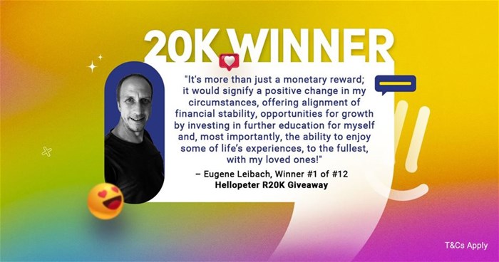 Hellopeter celebrates 24 years with R20K monthly giveaway