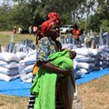 A villager arrives to collect her monthly allocations of food aid provided by the World Food Program (WFP) in Mumijo, Buhera district east of the capital Harare, Zimbabwe, 16 March 2024. Reuters/Philimon Bulawayo/File Photo