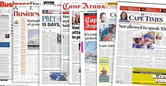 Source: © Nations Online  The Audit Bureau of Circulations of South Africa (ABC) has released the Q1 for newspapers