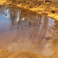 Acid mine drainage in Gauteng, South Africa, has polluted the water and soil in Soweto. Courtesy Professor Craig Sheridan, University of the Witwatersrand