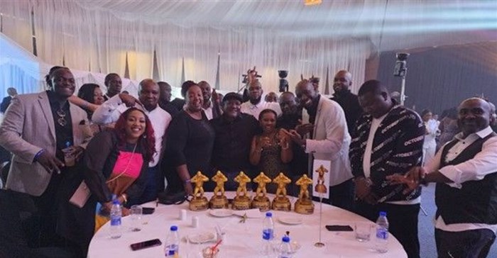 Source: UG Standard Metropolitan Republic Uganda at the 2023 Silverback Awards. Pictured centre is Josephine Muvumba, MD