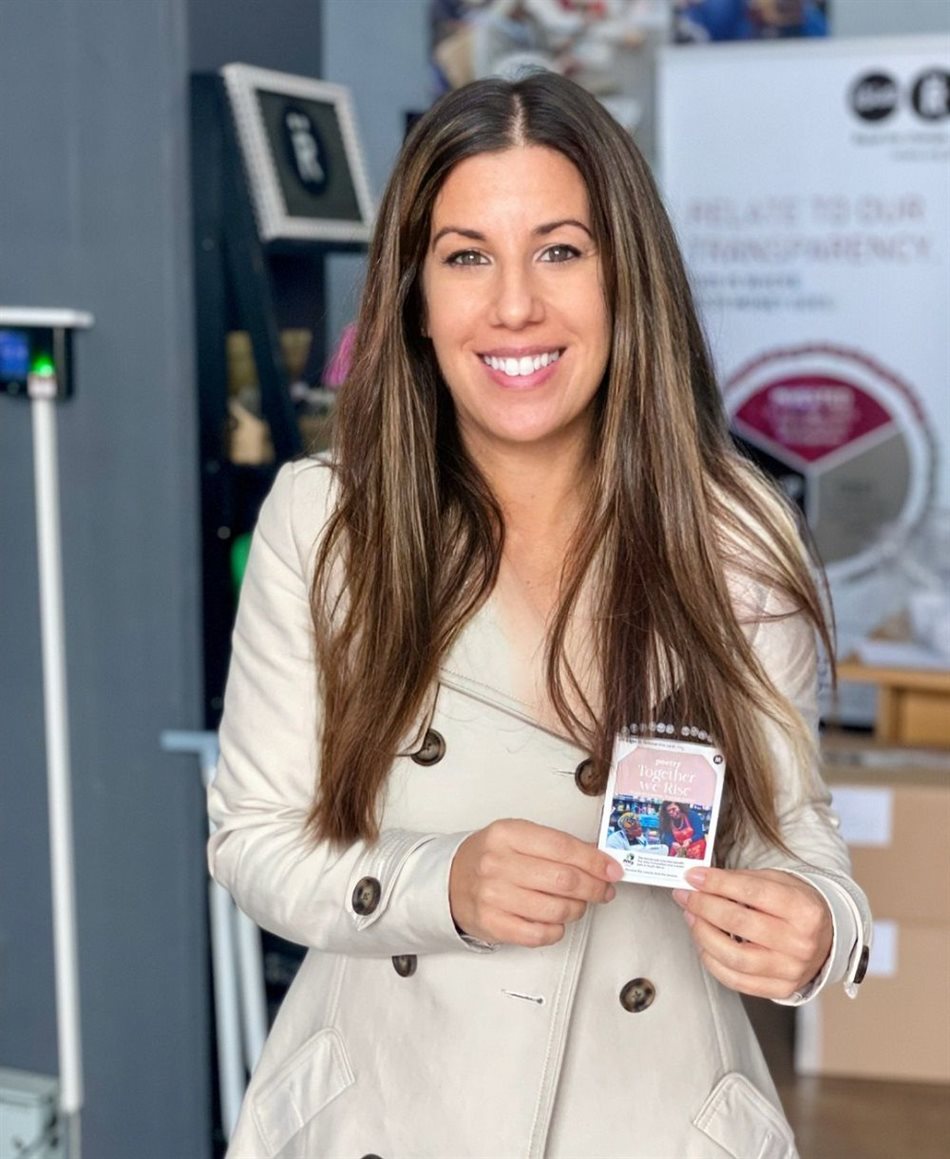 Dalit holding bracelet