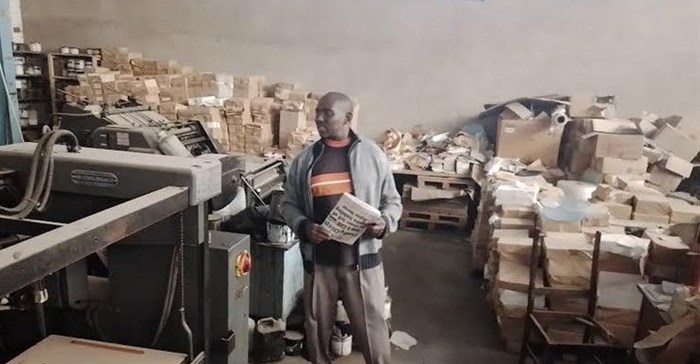 Cebo Ntaka says he and his colleagues have done all they can to keep the Lovedale Press. Source: Sandiso Phaliso.