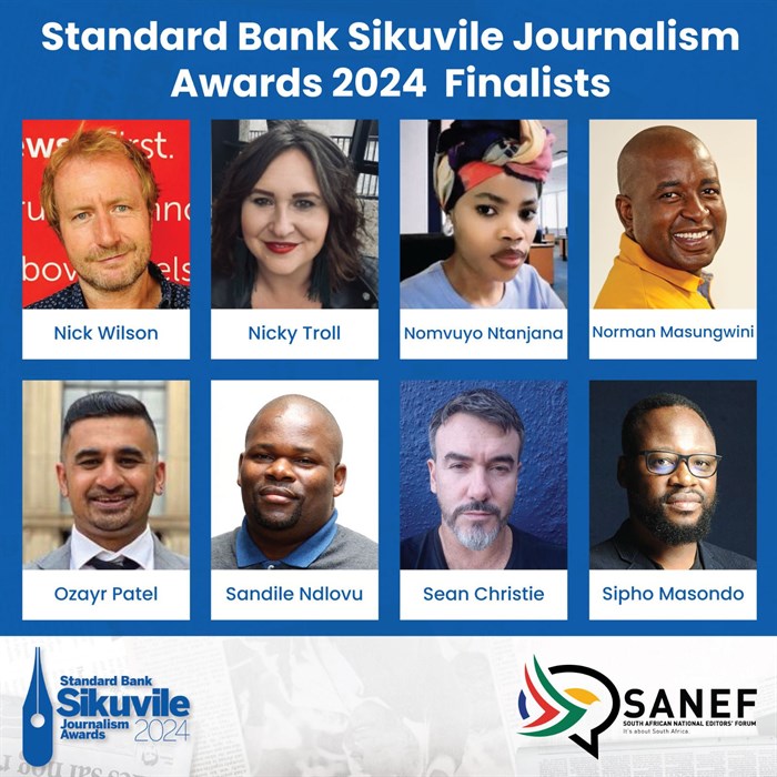 Source: © Sanef  The Sanef Standard Bank Sikuvile Journalism Awards finalists have been announced