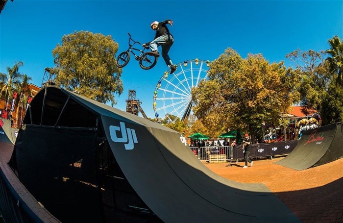 Murray Loubser, winner of the Pro Men category at the 2024 BMX Freestyle South African Championship. Image by Eric Palmer