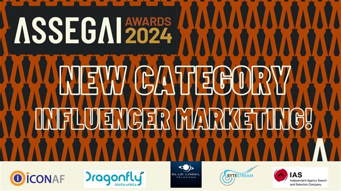 Introducing Influencer Marketing as a new entry category for Assegai Awards 2024