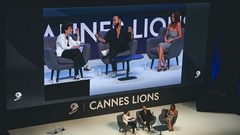 Day one of Cannes Lions has seen a record number of creatives. Seen here is musician John Legend and his model wife Chrissy Teigen. Source: Carl Willoughby.