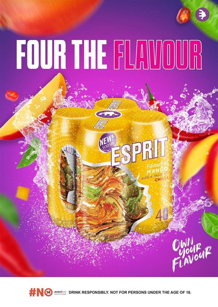 Esprit launches exciting new 500ml 4-pack
