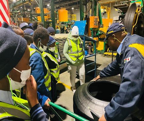 Sumitomo Rubber factory tour programme gets into high gear for Youth Month