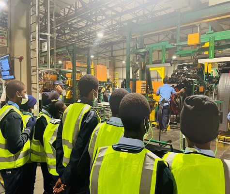 Sumitomo Rubber factory tour programme gets into high gear for Youth Month
